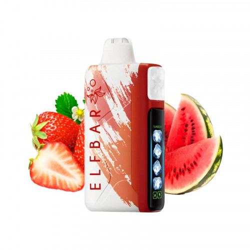 Электронная сигарета Elf Bar Ice King 30000 - Клубника арбуз (Strawberry Watermelon)
